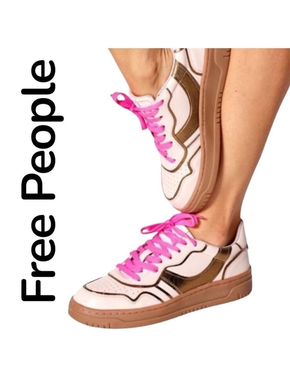 Free People Retro Thirty Love
Sneaker in Cloud Pink Combo. Size 8.5. New w/o box